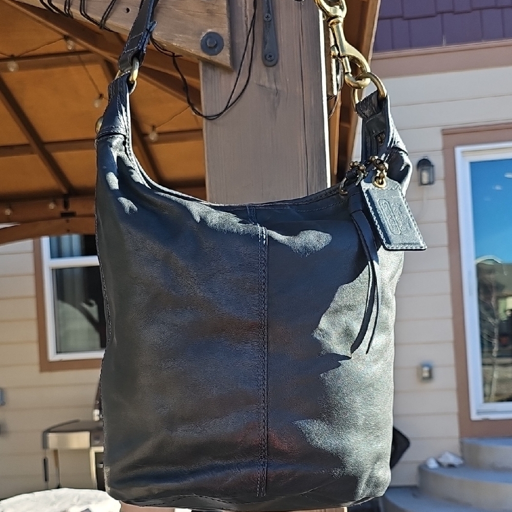 Coach 2007 Bottle Green Bleecker Extra Large Duffle 11423 HTF - Picture 9 of 14